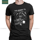 Ответ-гид Автостопом по Галактике, мужские футболки, фантастика, сорока два Марвина, футболка с короткими рукавами, хлопковые футболки