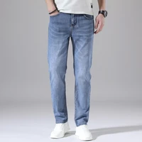 summer straight loose casual mens thin slim 2021 new pants jeans