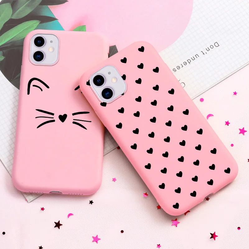 

Cute Cartoon Candy Case For iPhone 11 Cases for Apple Iphone 11 Pro XS Max X XR SE 2020 7 8 6 6s Plus 5 5S Luxury Cover Coque