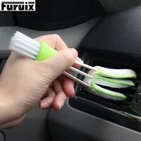 hot car air conditioner outlet window cleaning tool multi purpose long durable 2 in 1 double slider interior multi purpose brush