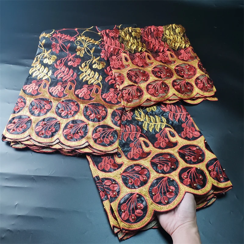 

Классический высококачественный Лидер продаж Африканский базин богатый с тюлевым кружевом как ткань для шарфа для свадебного платья NN558_c