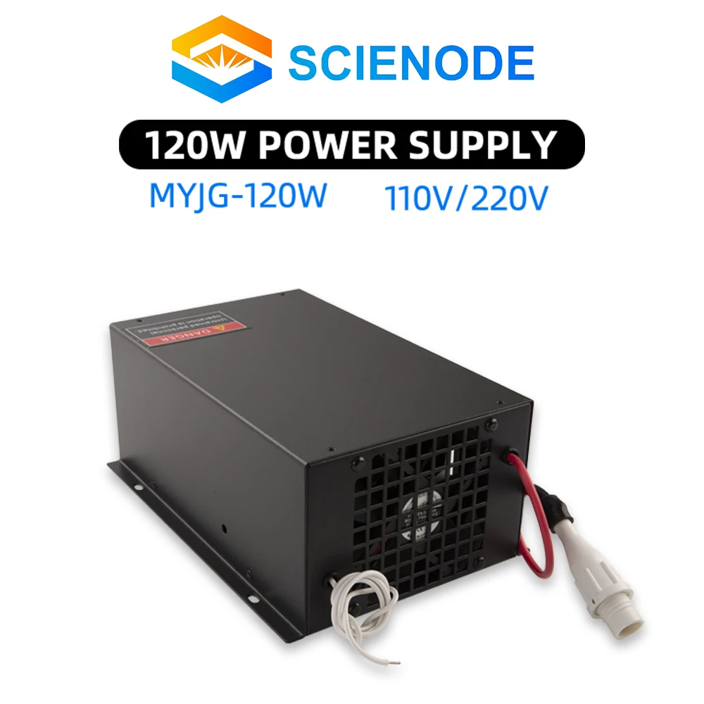 Scienode 120W Laser Power Supply Source MYJG-120W 110/220V With Display Screen for Co2 Laser Tube Cutting Machine Source enlarge