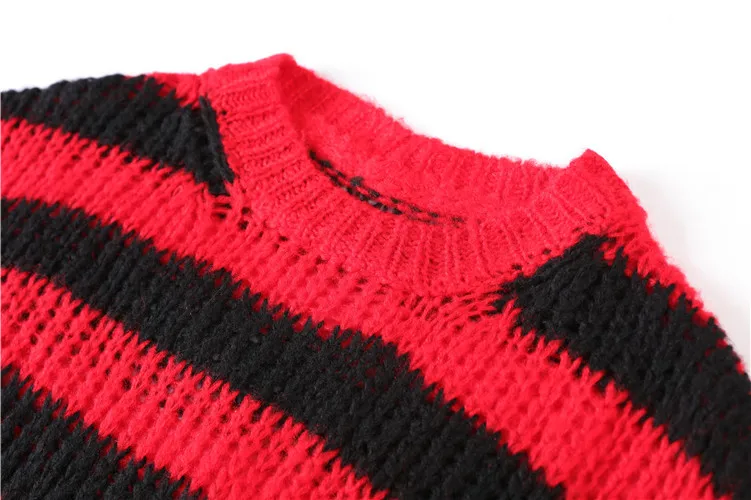 Сексуальный прозрачный свободный свитер 2019 осень женский негабаритный уличная