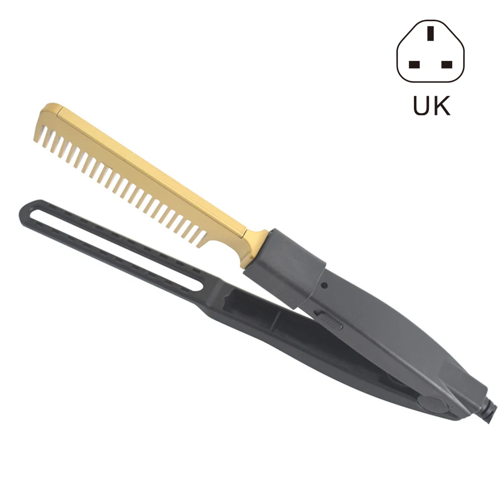 

Straightening Comb for Hair Flat Iron Comb Hair Straightener Knotty Hair Styling Comb NN