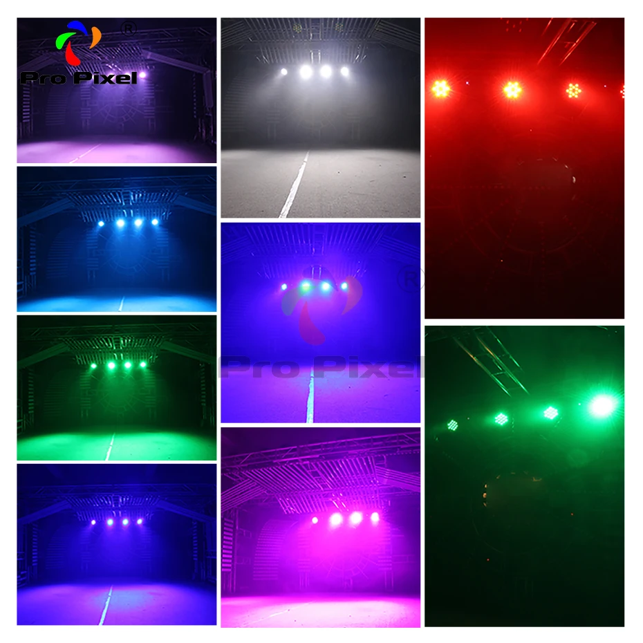 Светодиодный светильник вверх парный 54 х4 Вт RGBW CREE SUNSON Fan par Can для свадьбы церкви