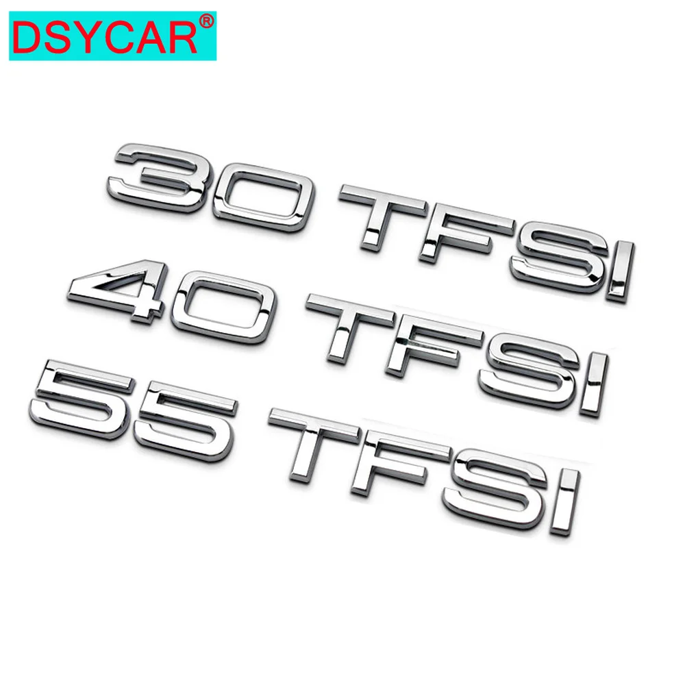 

DSYCAR 1Pcs 3D Metal 35TFSI 40TFSI 45TFSI 50TFSI Car Side Fender Rear Trunk Emblem Badge Sticker Decals