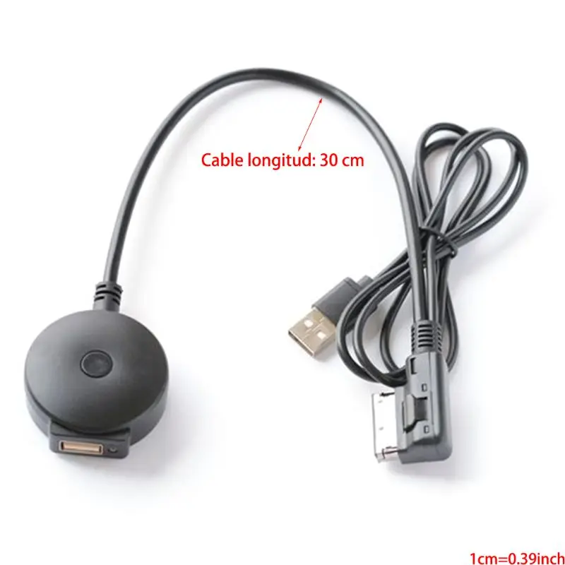 

Car Bluetooth AUX Receiver Cable with USB Adapter for VW Audi A4 A5 A6 Q5 Q7 S4 S5 Audio Media Input AMI MDI Interface