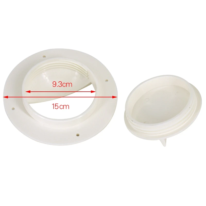 

Marine Boat Transom Deck Mount Drain Scupper Valve Screw Cap Bung Stopper Drain Race Rubber Boat Drain Plug