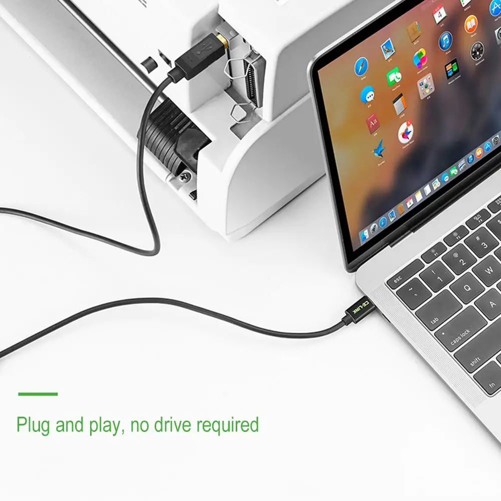 Type C мужской разъем для USB 2 0 B Тип Мужской кабель передачи данных адаптер принтер