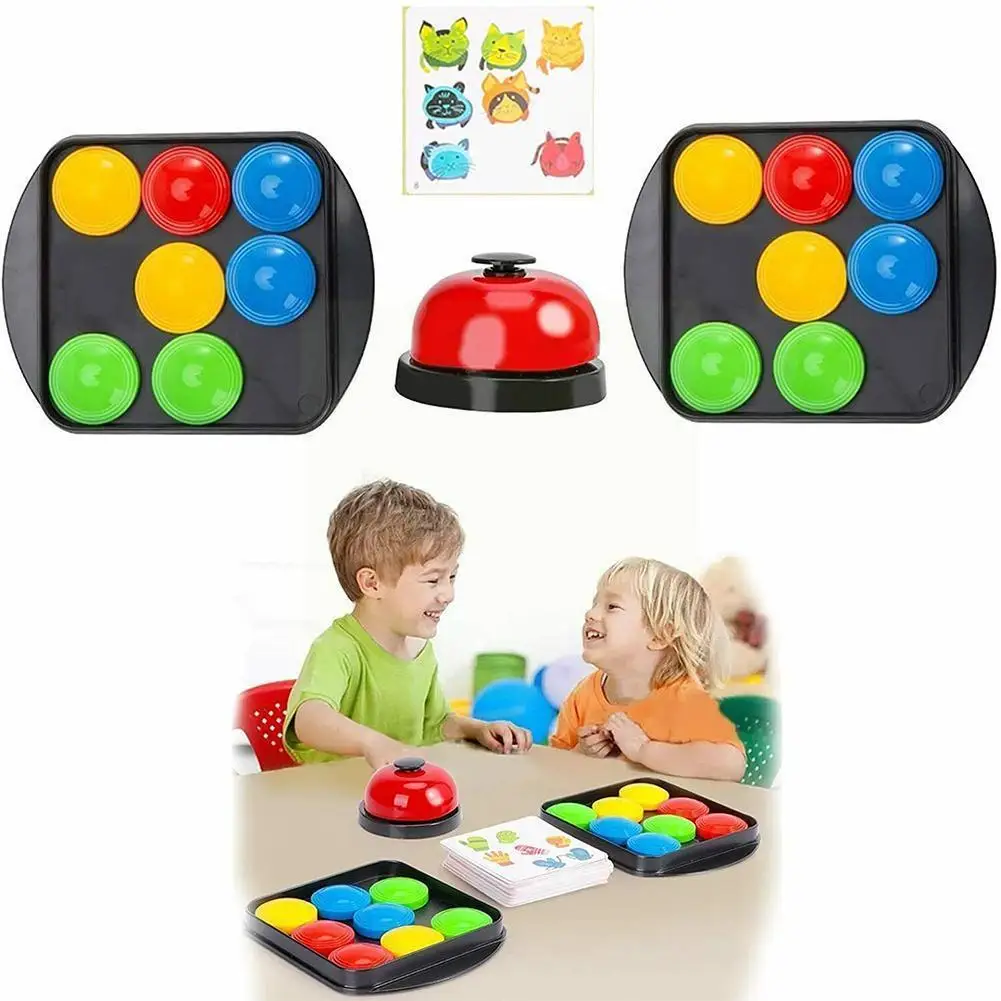 

Игра Интерактивная для родителей и детей, настольные игры Crazy Push и Push, игра с распознаванием цветов, развивающие игрушки для детей, для вечер...