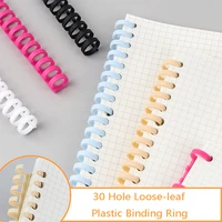 loose leaf plastic binding ring spring spiral rings for 30 holes a4 a5 a6 paper notebook stationery office supplies high quality