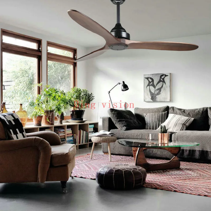 Американский промышленный деревянный потолочный вентилятор с дистанционным
