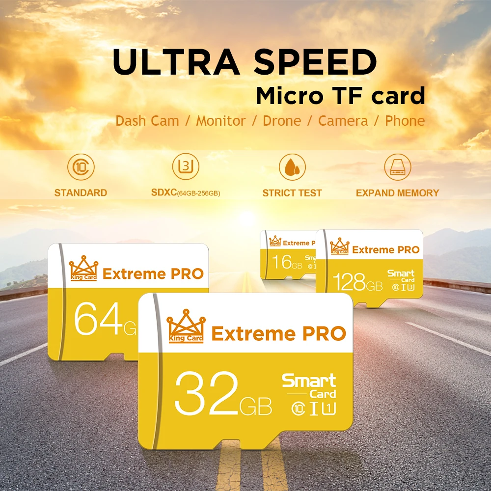Новое поступление карта памяти Micro SDXC SD 8 ГБ 16 32 64 Гб MicroSD C10 TF для камеры