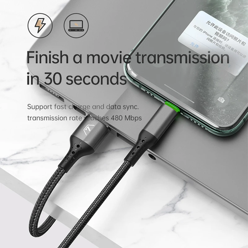 Mcdodo USB Cable for lightning iPhone 14 13 12 11 Pro Max XS XR X 8 7 iPad 3A Fast Charging iOS Charge Auto Disconnect Data Wire