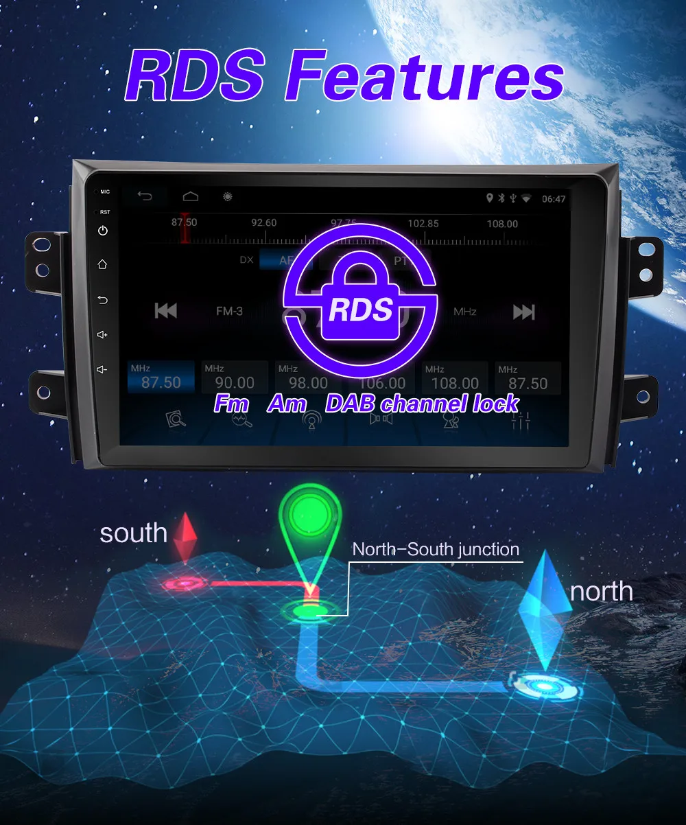 Android автомобильный Радио Мультимедиа Видео плеер wifi gps Зеркало Ссылка для Suzuki SX4 2006 2007 2008 2009 2010 2011 2012 2013 2 DIN