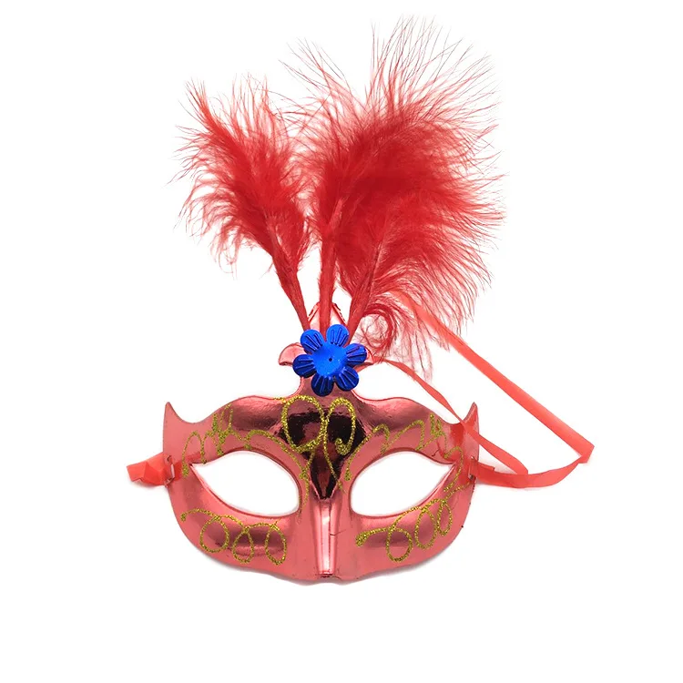 1 шт. пластиковые перьевые маски для представлений|Аксессуары костюмов| |