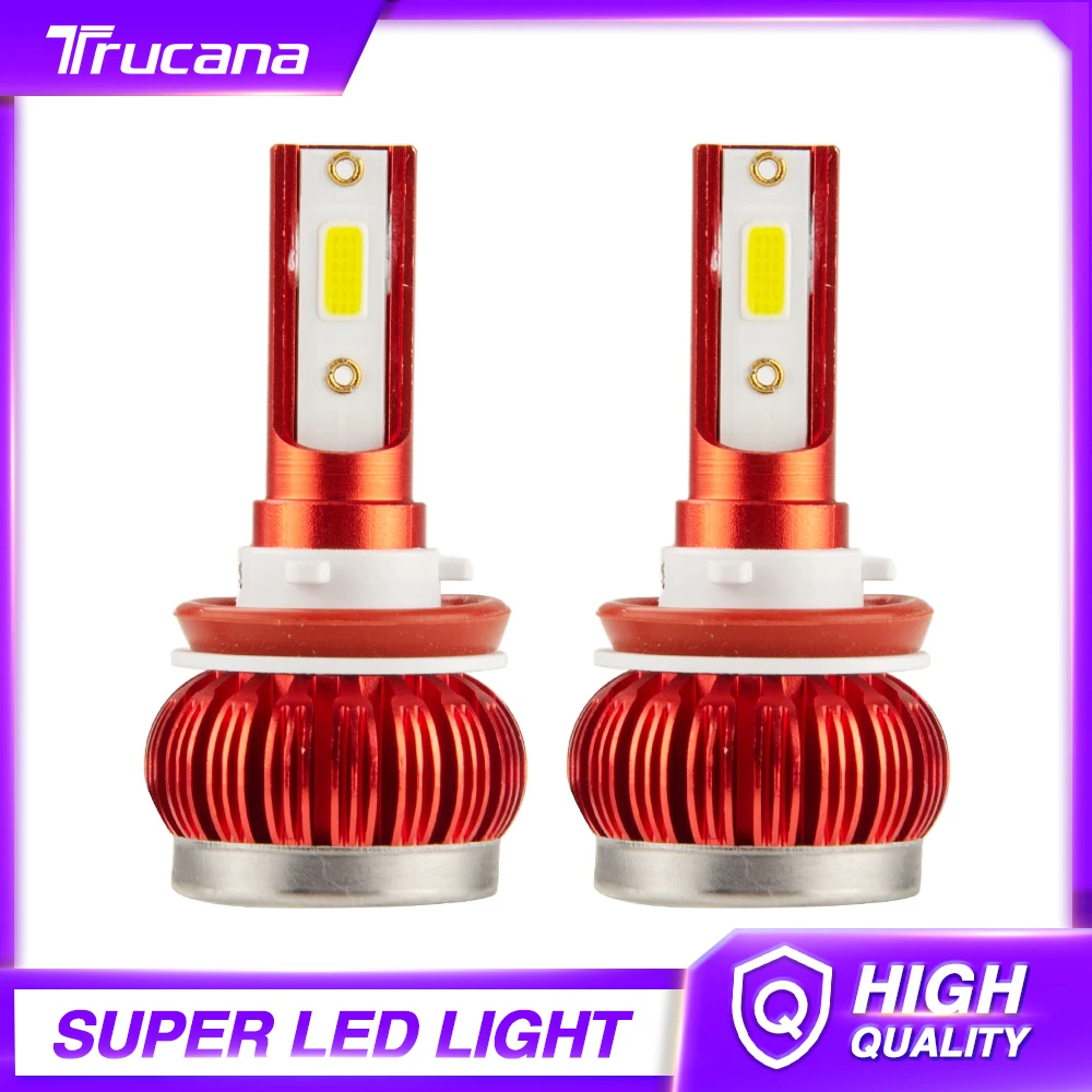 

Trucana LED Car Headlight H4 Hi/Lo Beam LED H7 H11 9005 9006 H1 Car Haedlight 5000LM 6000K Auto Headlamp 12V LED Light Bulb 36W