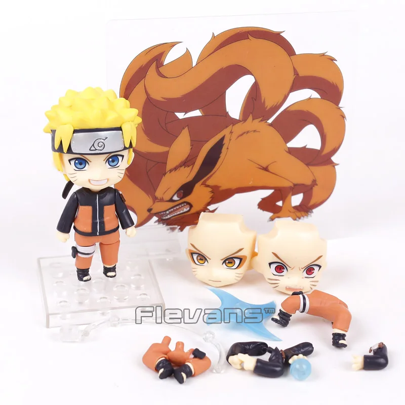 Nendoroid Naruto Shippuden Uchiha Sasuke 707 Uzumaki Наруто 682 хюуга Хината 879 Хатаке Какаши 724 ПВХ фигурка игрушка - Цвет: 682 no box