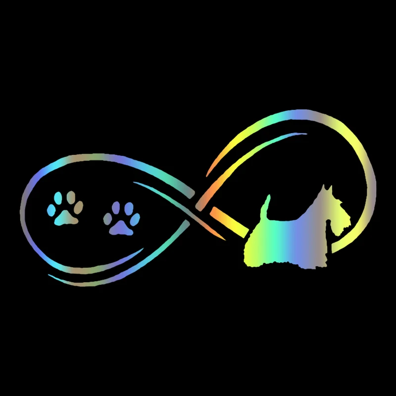 

Шотландский терьер, шотландская собака, бесконечность, высеченная виниловая наклейка, автомобильная наклейка, водостойкий автодекор на кузове, бампере сзади # S60390