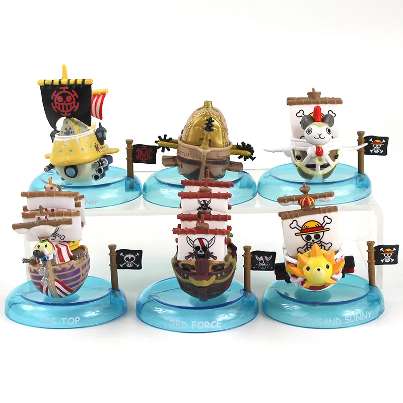 6 шт. цифры Таузенд Санни Луффи закон голень морской Багги Бог Enel будет Merry