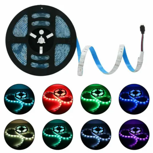 Светодиодная лента RGB SMD5050 умная водонепроницаемая LED полоска с изменением цвета