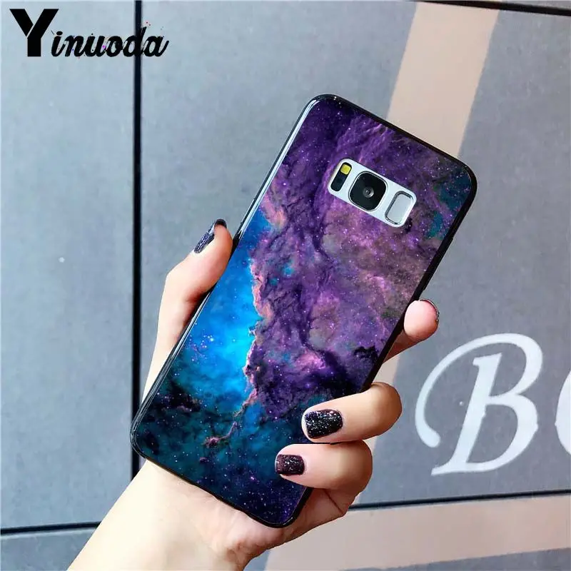 Yinuoda Космос для galaxy Вселенная звезда Темный чехол телефона Samsung Galaxy S9 S20 S10 Plus S10E S6 S7