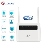 Антенна Wi-Fi TianJie, 4G, Cpe, разблокированная, QoS, VPN порт, пересылка, модем, точки доступа Wi-Fi, беспроводной широкополосный доступ, со слотом для Sim-карты