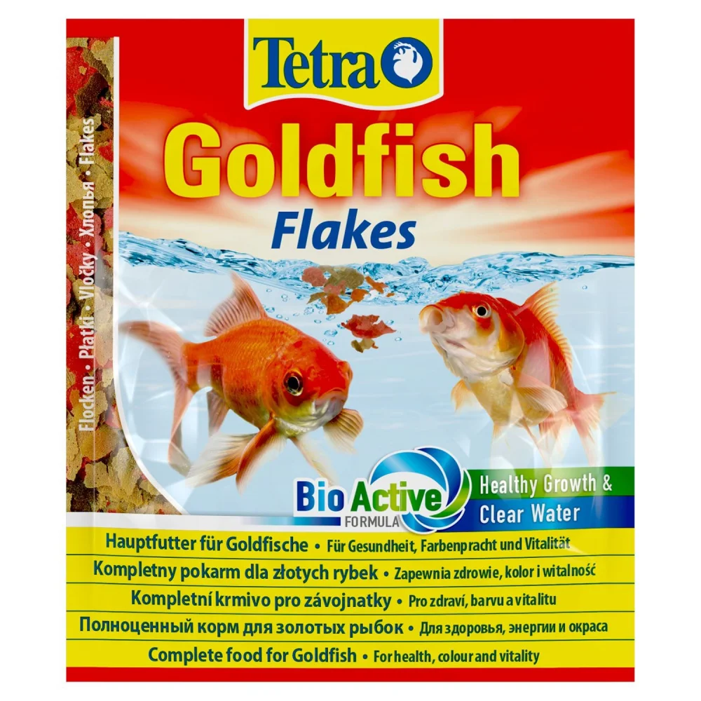 Корм для всех видов Золотых рыбок Tetra &quotGoldfish&quot в хлопьях 12 г |