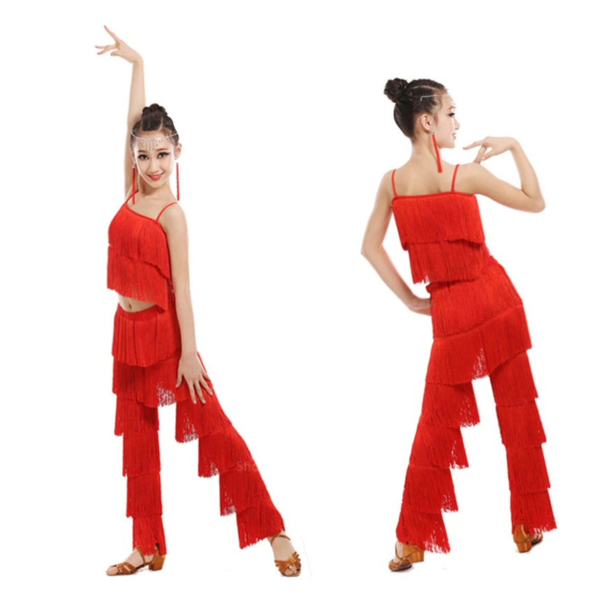 2020 платье для латинских соревнований танцевальное маленьких девочек костюм