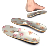 cake pattern memory foam high arch support insole ease foot pain orthopedic insoles for men and women