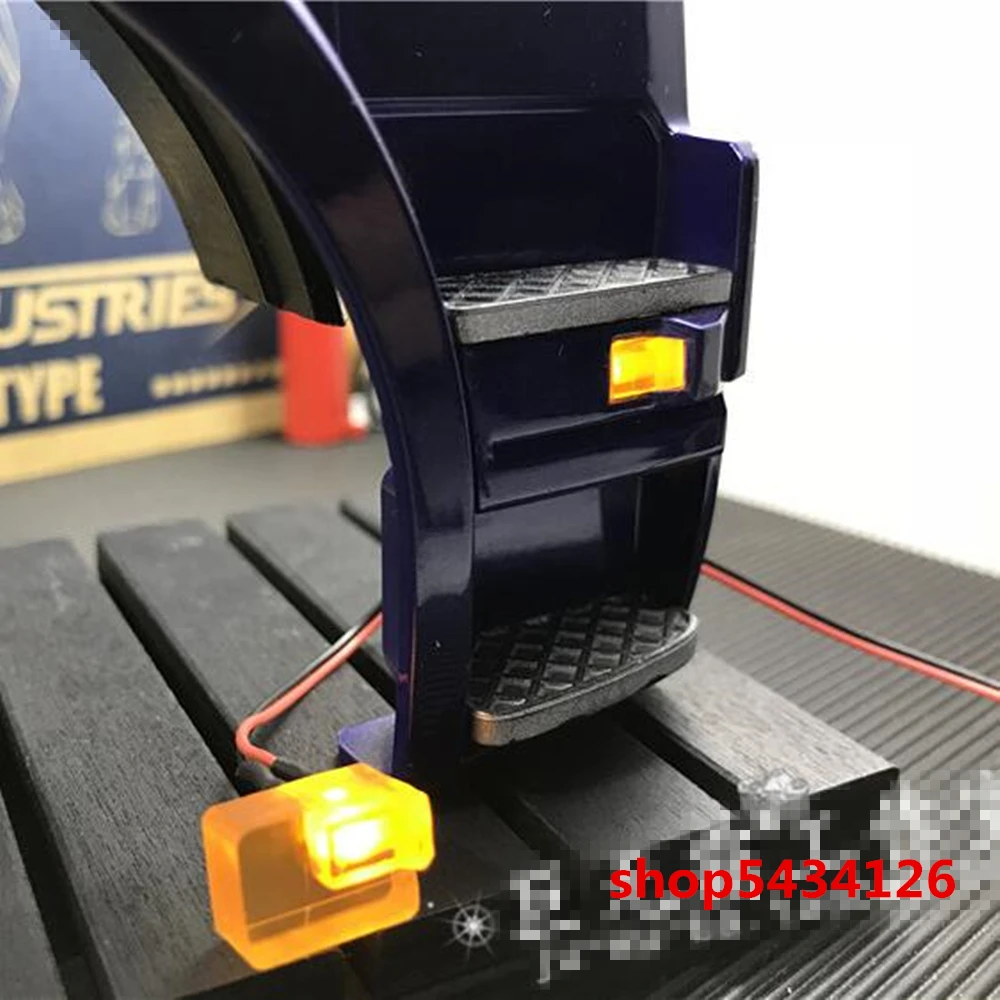 Педальный светодиодный сигнал поворота для 1/14 Rc Scania Truck Tamiya тракторный прицеп R470