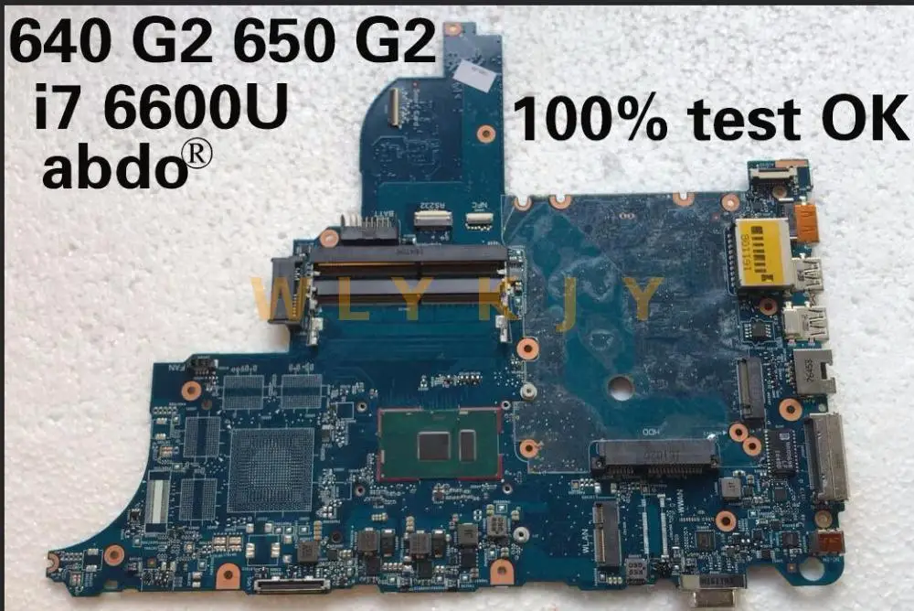 Материнская плата для ноутбука HP ProBook 640 G2 650 процессор I7 6600U circus 6050a2723701 mb a02 100%