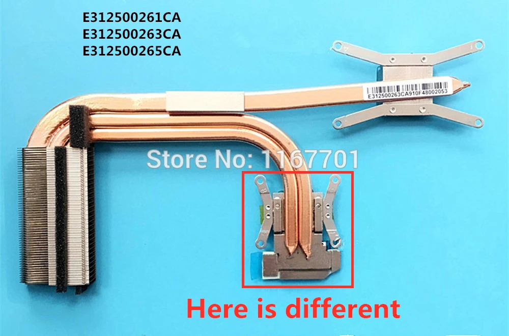 Радиатор для охлаждения процессора ноутбука/ноутбука MSI GE70 2PC 2PE 2QE 2OC 1756 1757 1759