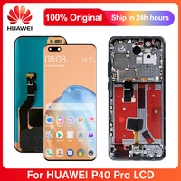 6 58 original screen for huawei p40 pro lcd display touch screen digitizer assembly with frame for huawei p40pro els nx9