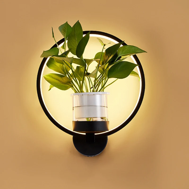 Креативная настенная Светодиодная лампа холодного/теплого белого цвета в стиле