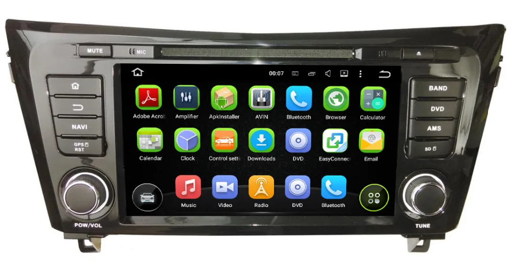 1024*600 Восьмиядерный Android 9 0 автомобильный DVD-плеер GPS-навигация для Nissan X-Trail X Trail