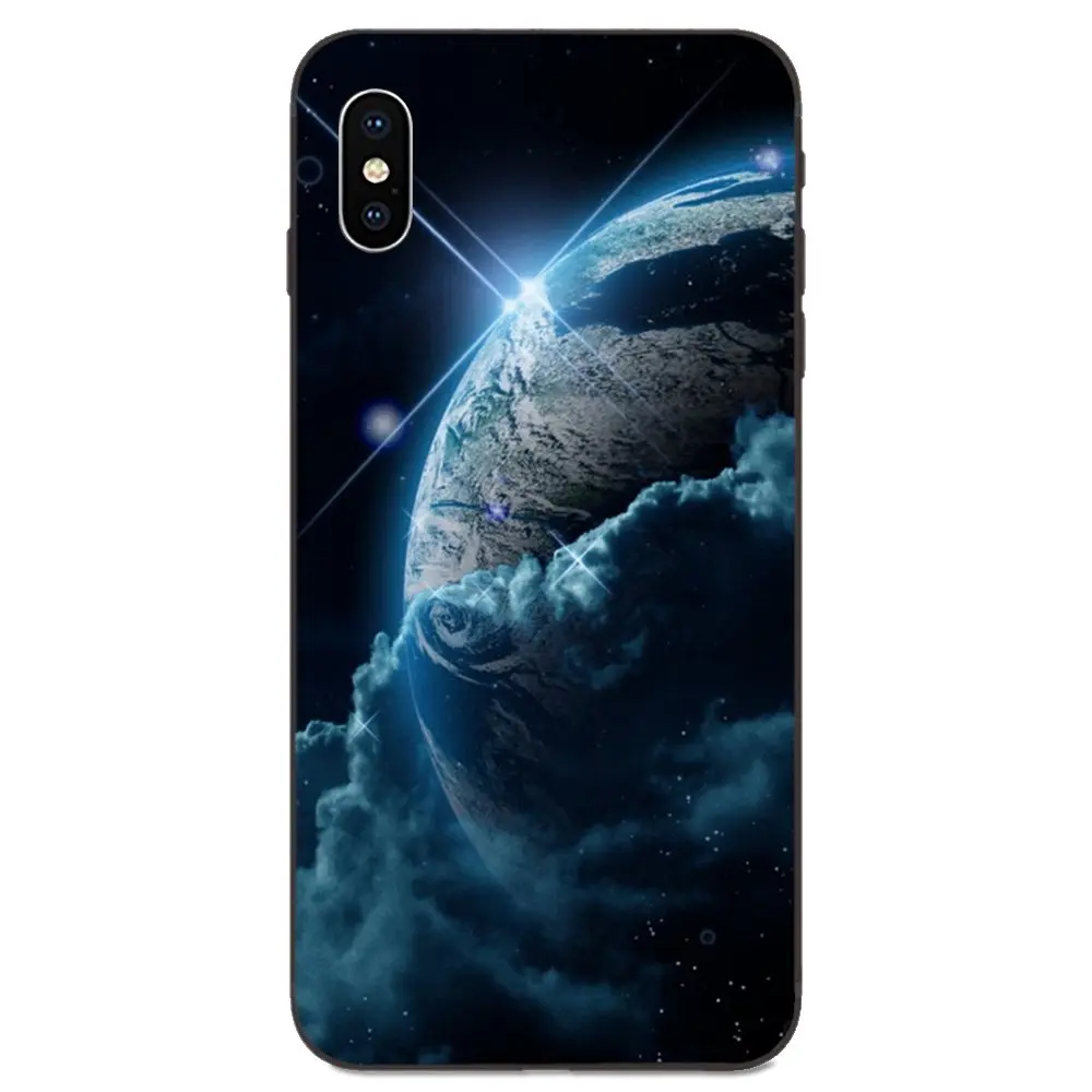Sun Moon/Космическая туманность мягкий чехол из ТПУ с изображением Капа для huawei nova 2 2S