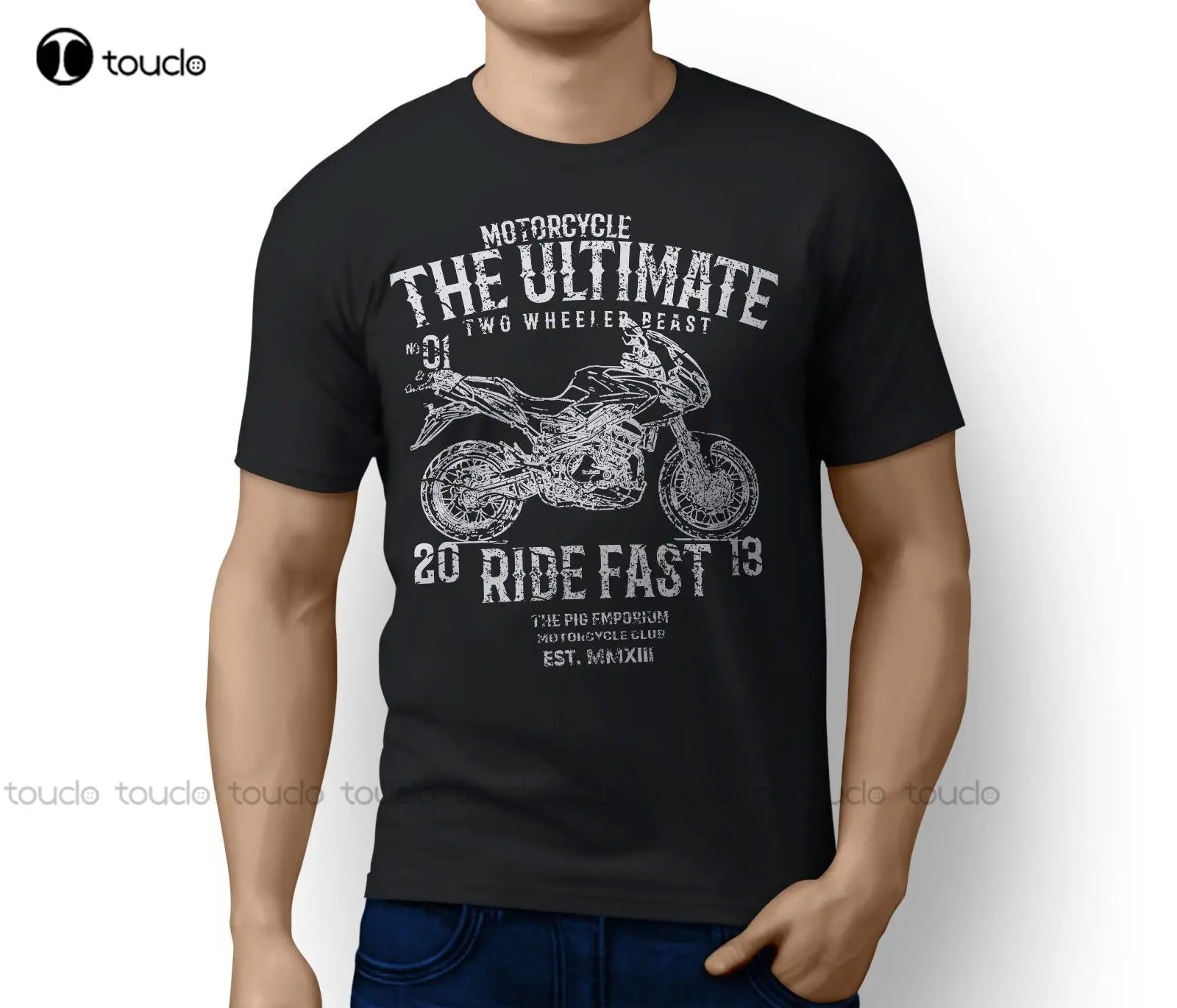 

Summer Men Cotton T-Shirt Ultimate Italy Motorbike Tre 1130K Amazonas Inspired Motorcycle Art T-Shirt O-Neck Hipster Tshirts
