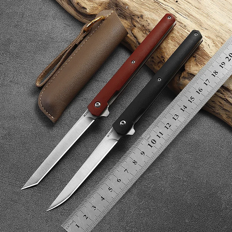 Складной нож M390 G10 для улицы самообороны 59 HRC складной высокой твердости CS GO
