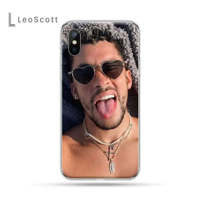 Чехол для телефона с изображением плохого кролика iphone 12 5 5s 5c se 6 6s 7 8 plus x xs xr 11 pro max |
