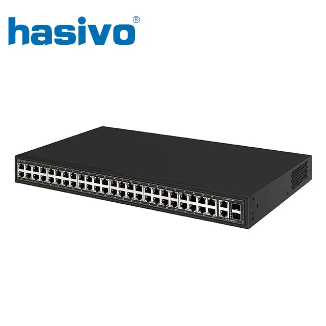 48 портов POE Ethernet коммутатор с портами питания для камеры беспроводной ap 10/100 м 2