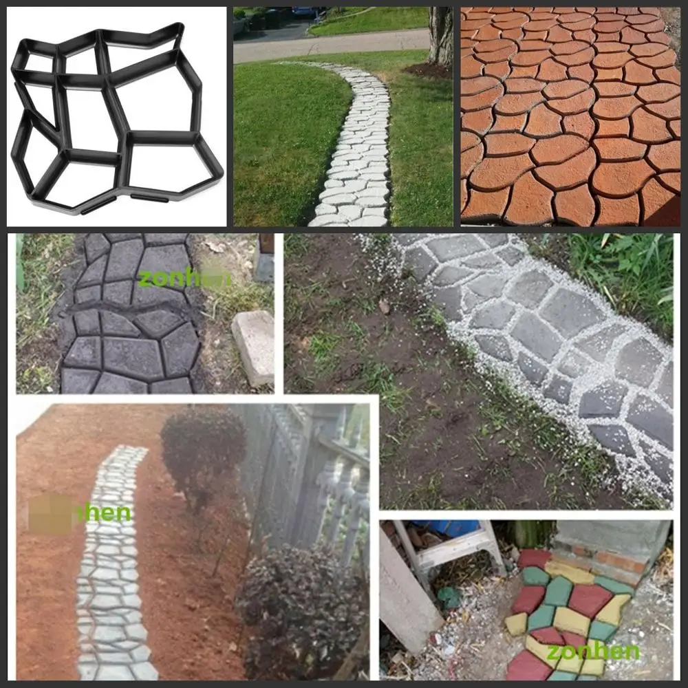 Пластиковая форма для самостоятельного изготовления дорожек 43 см x см|Формы