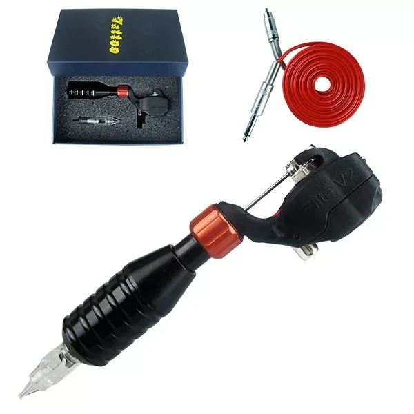 2 в 1 труба образная Татуировка полу постоянно макияж машина RCA Интерфейс роторная