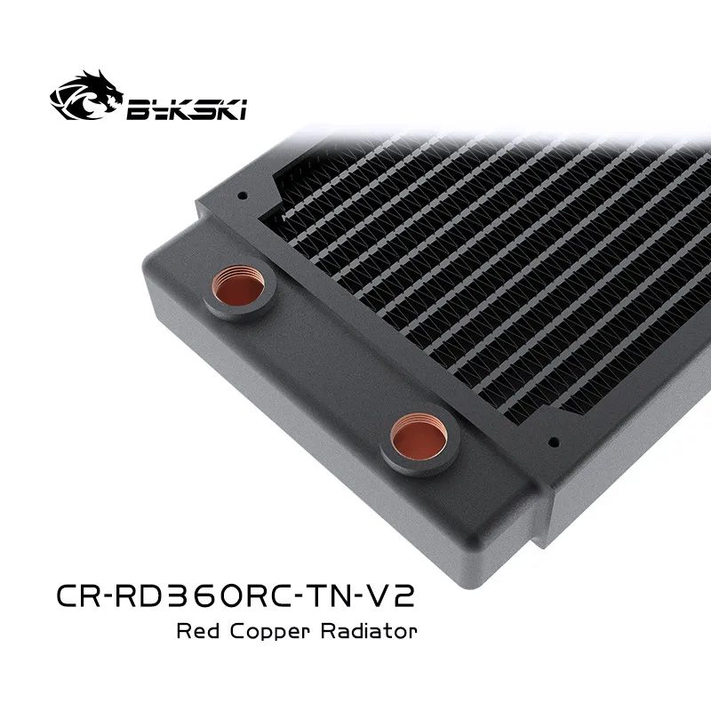 

Bykski 360 Cold Row Radiator Copper Heatsink 30mm Thicknes suppor 120 Fan For Computer LED Beauty Apparatus