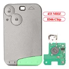 Bilchave 2 кнопки смарт-карты ключ 433 МГц PCF7947 ID46 транспондер чип для Renault Лагуна Espace дистанционного управления машинным ключом