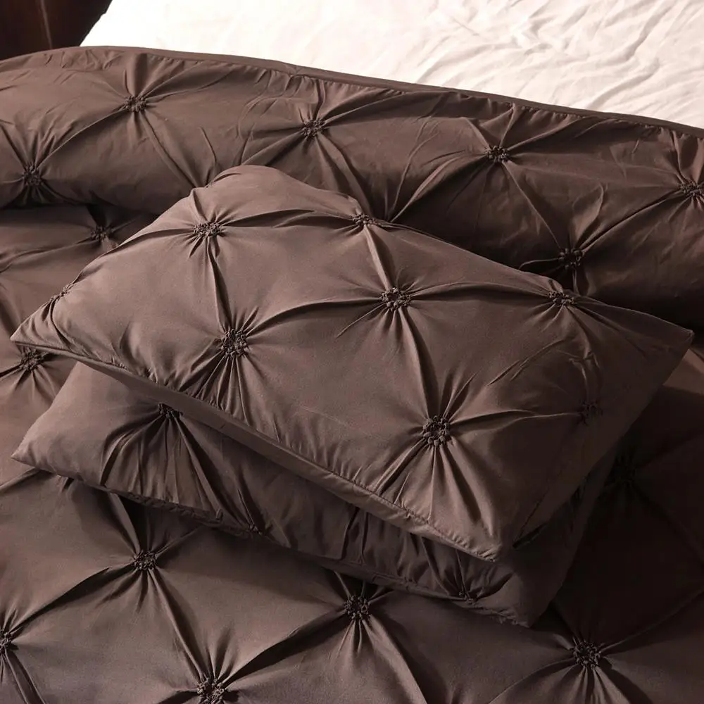 Постельные принадлежности пододеяльник роскошный новый коричневый полиэфирное