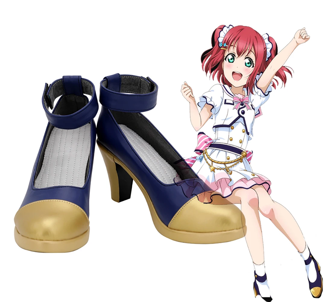 Ruby Kurosawa обувь Косплэй в стиле аниме Живая Любовь Aqours 6th Юбилей вечерние Куросава