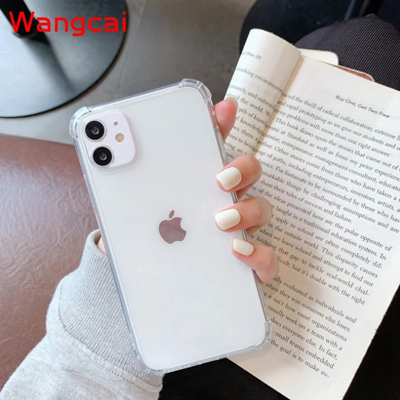 Airbag Transparent Case For Xiaomi Redmi Note 10 4G 10S 9 Pro 9T 5G Max K40 Pro K30S Mi 11 10T Pro Lite TPU Anti-fall Soft Cover