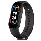 Мужской браслет M6 с цветным IPS экраном, спортивный умный Браслет, шагомер, измеритель артериального давления, шагомер, умный Браслет, женские часы