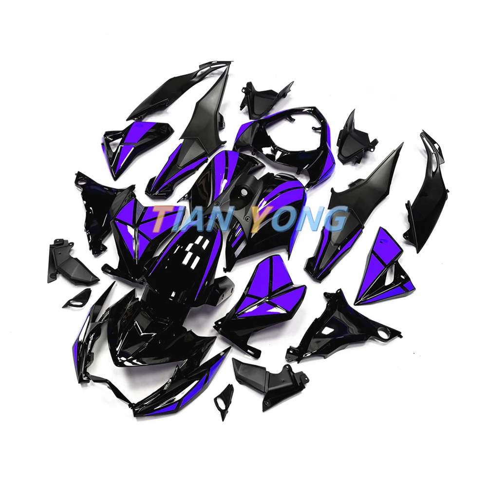 

For Kawasaki Z800 2013-2014-2015-2016 Purple grid Bodywork Cowling Motorcycle Full Fairing Kit 13-14-15-16 Injection ABS